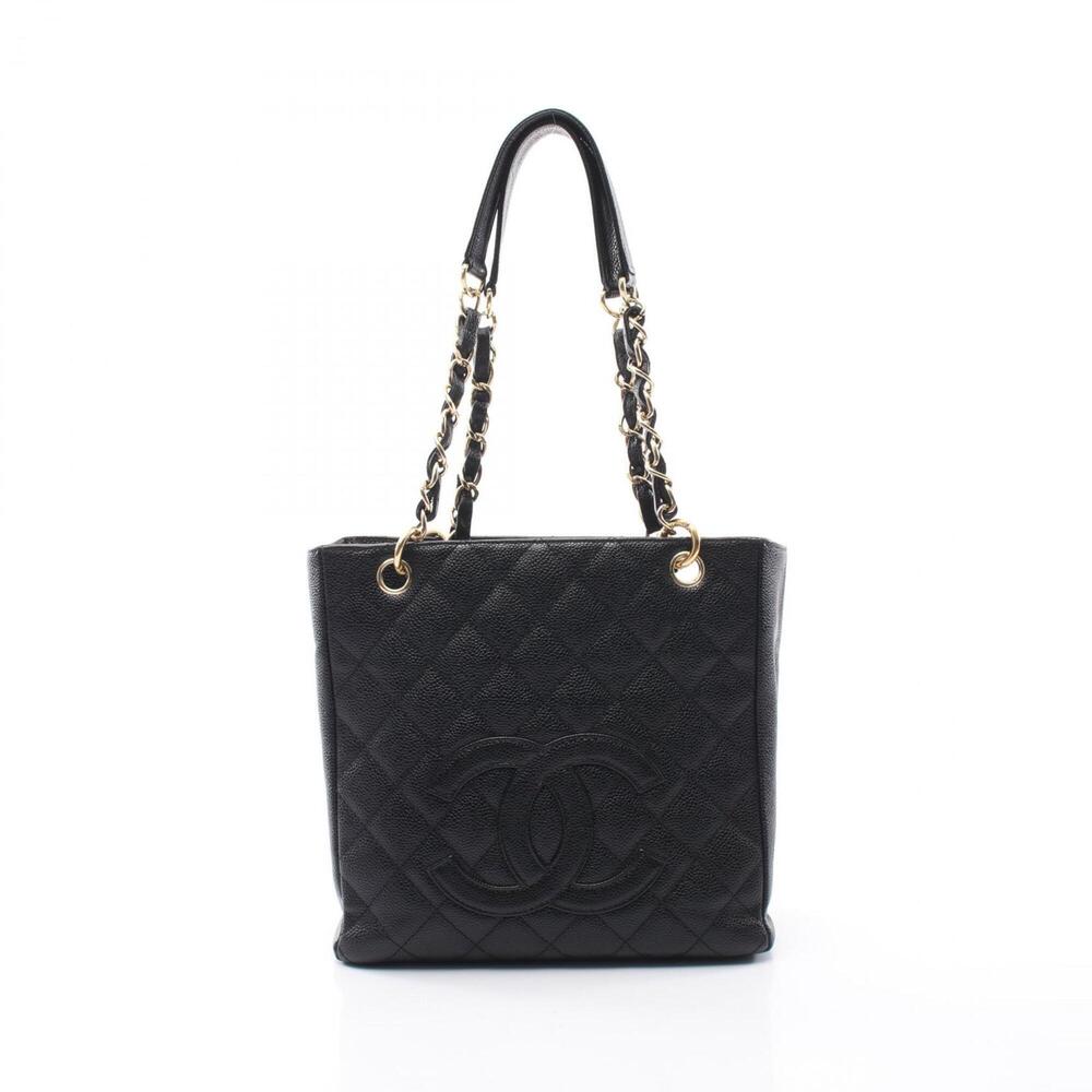 Chanel Matelassé PST Tote Bag Handbag, Caviar Leather (Grained Calfskin), Wom...